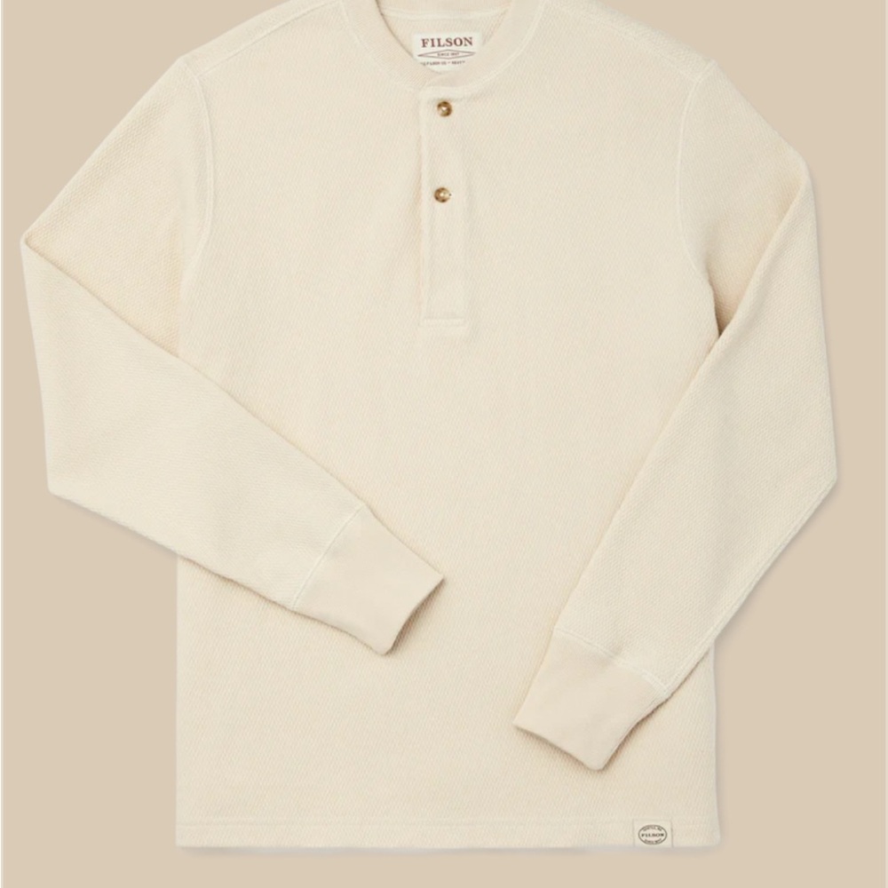 Filson Waffle knit Henley Shirt